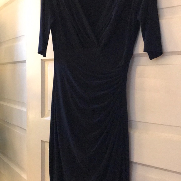 SALE 🎉🎉Lauren Ralph Lauren Navy dress size 10 - Picture 2 of 5